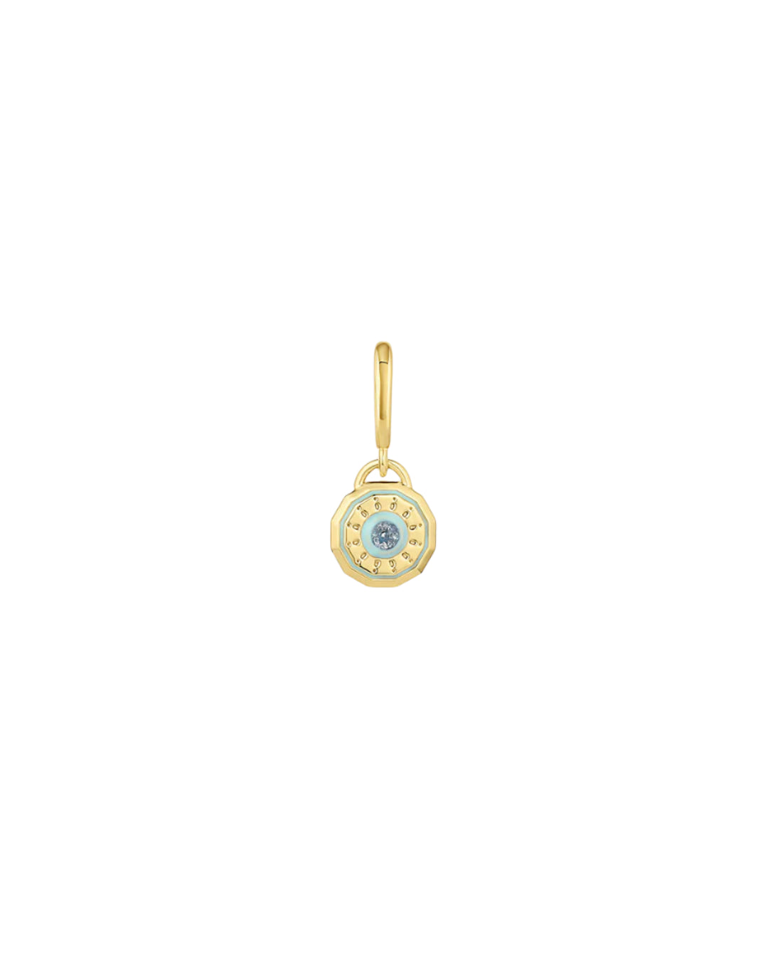 Birthstone Charm Aquamarine