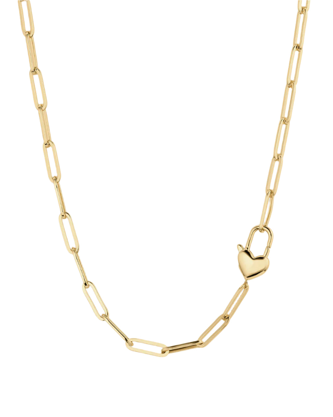 Heart Padlock Necklace