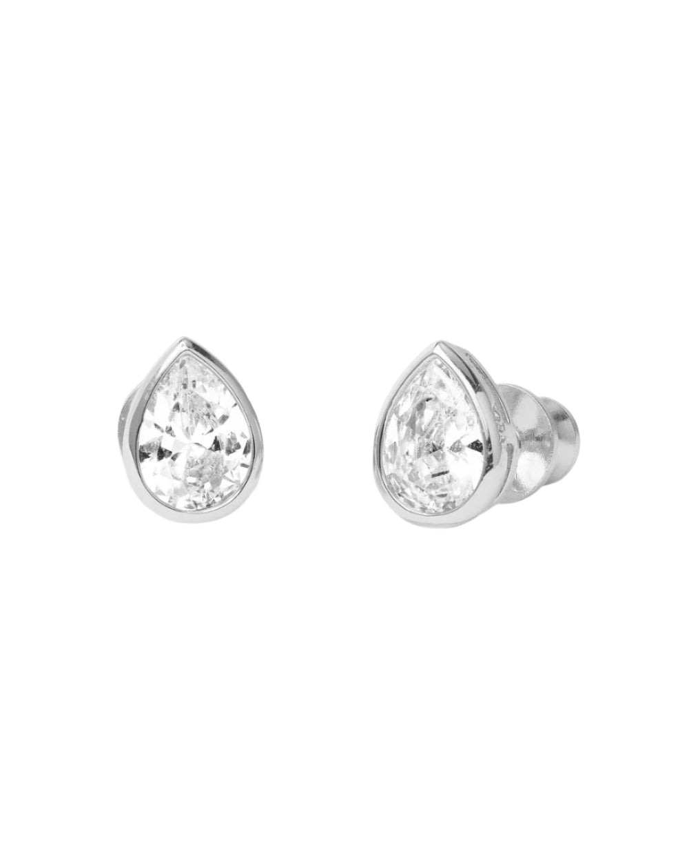 Isla 8mm Studs - Silver