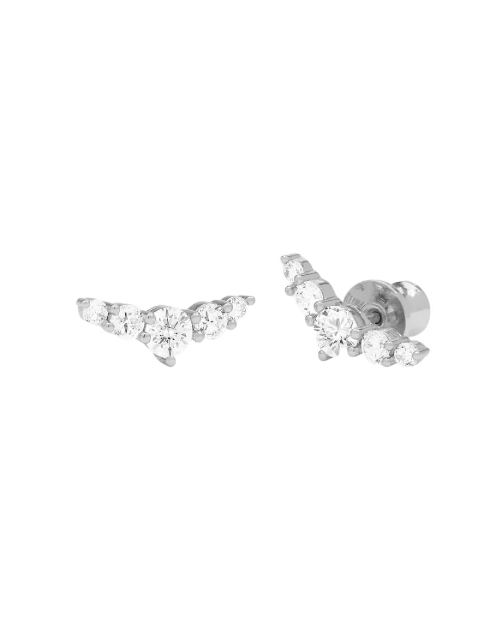 Radiant Studs - Silver