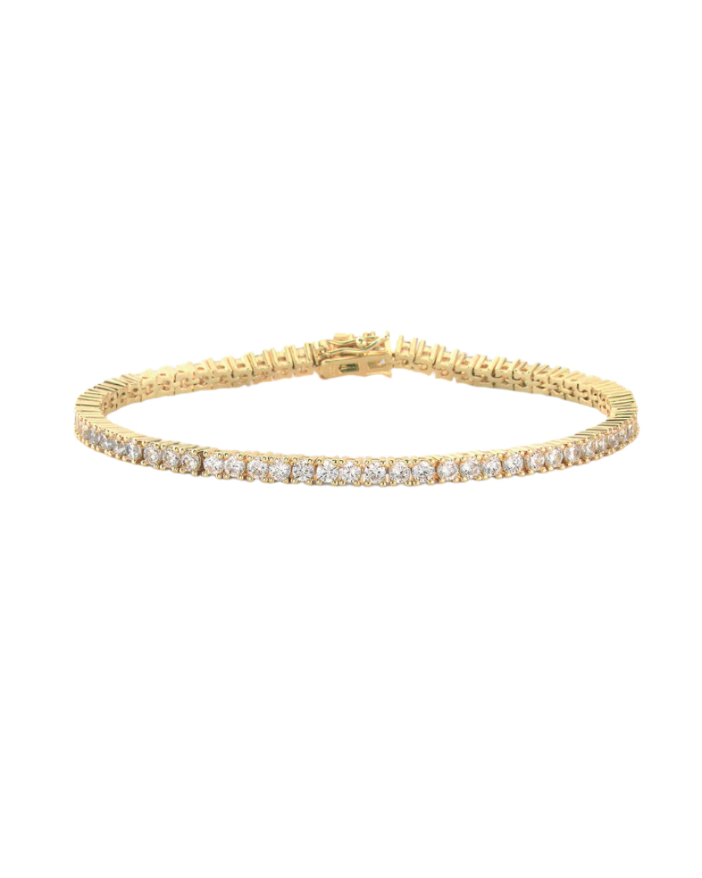 Heiress Tennis Bracelet - Gold 6"