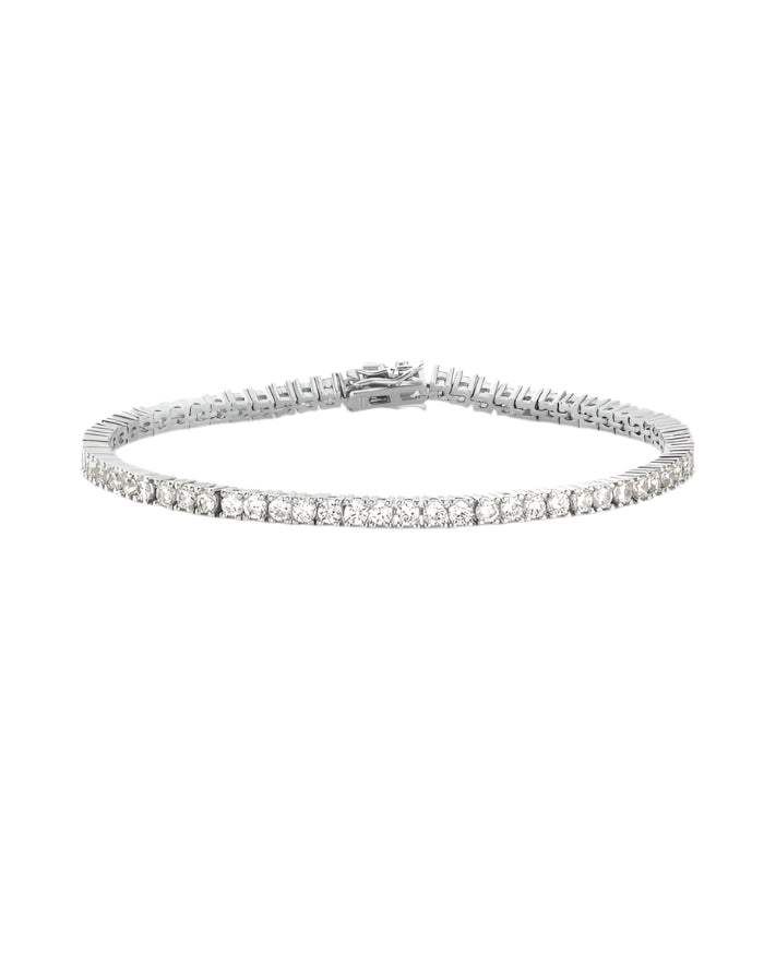 Heiress Tennis Bracelet - Silver 7"