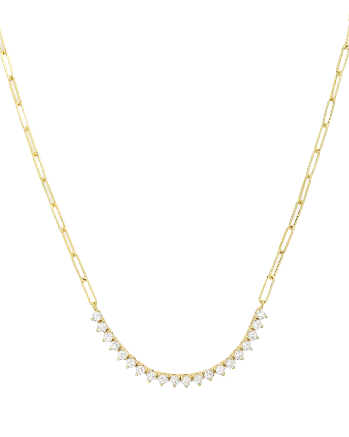 Not Your Basic Samantha Tennis Necklace - Gold