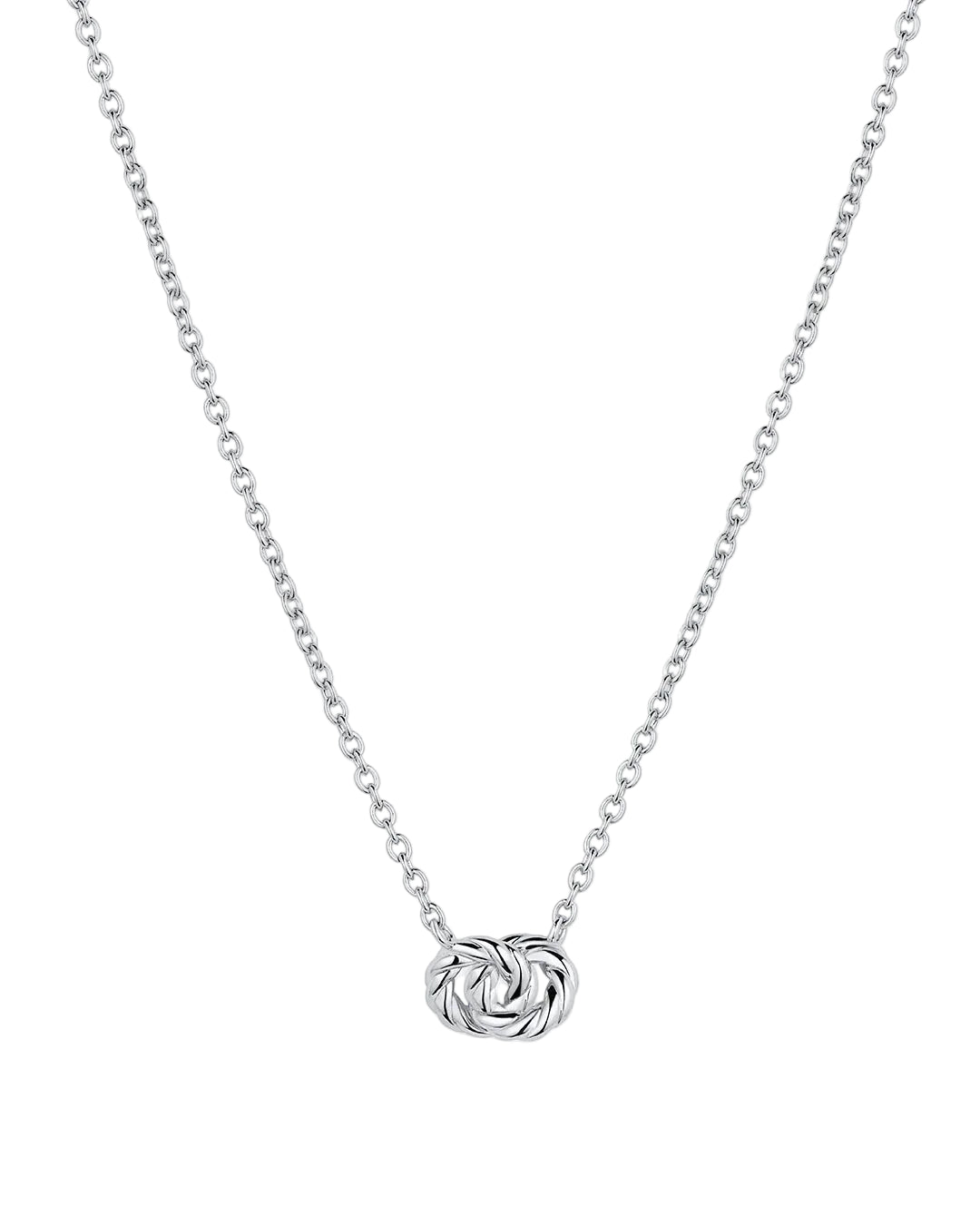 Crew Interlocking Necklace - Silver