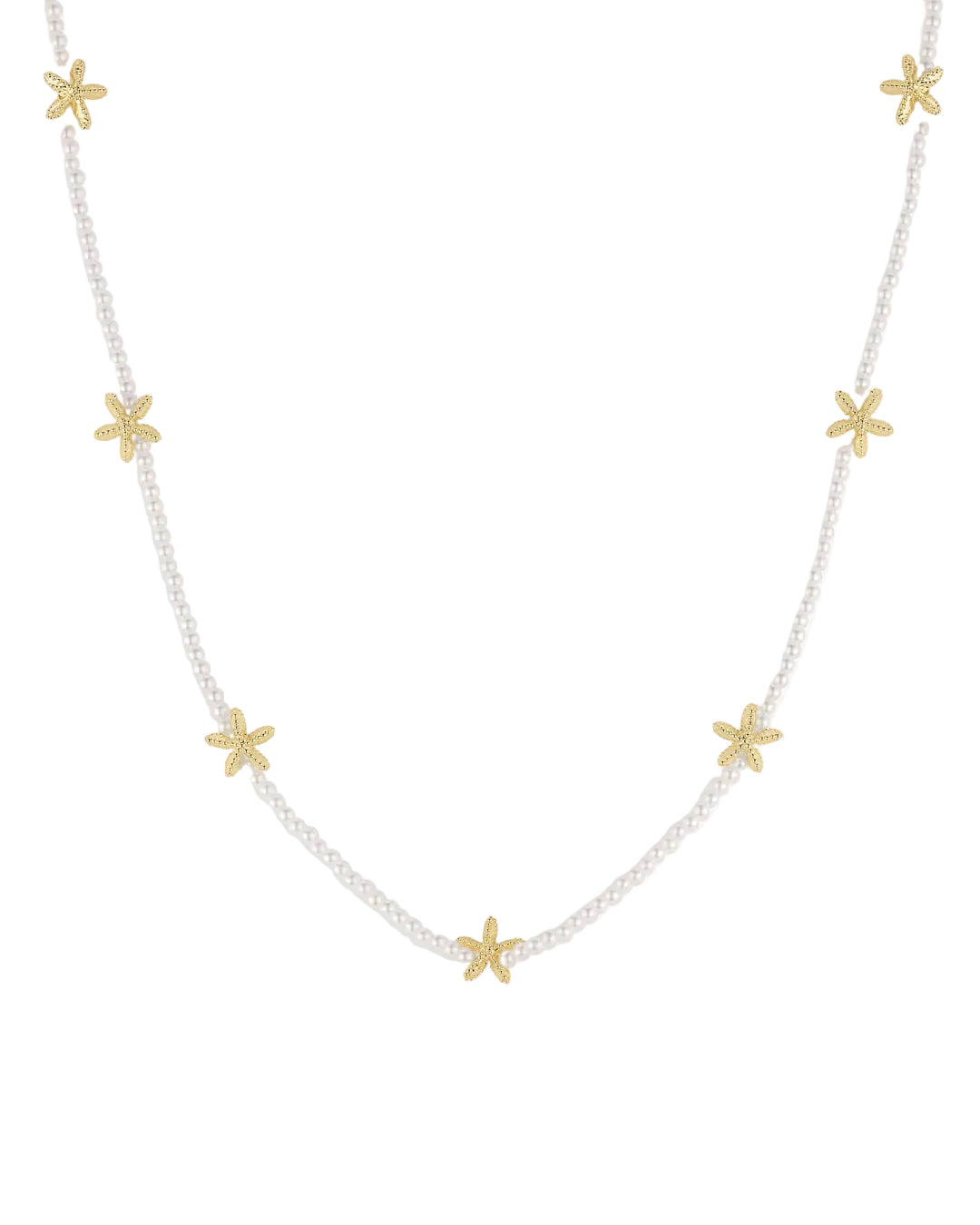 Starfish Pearl Necklace