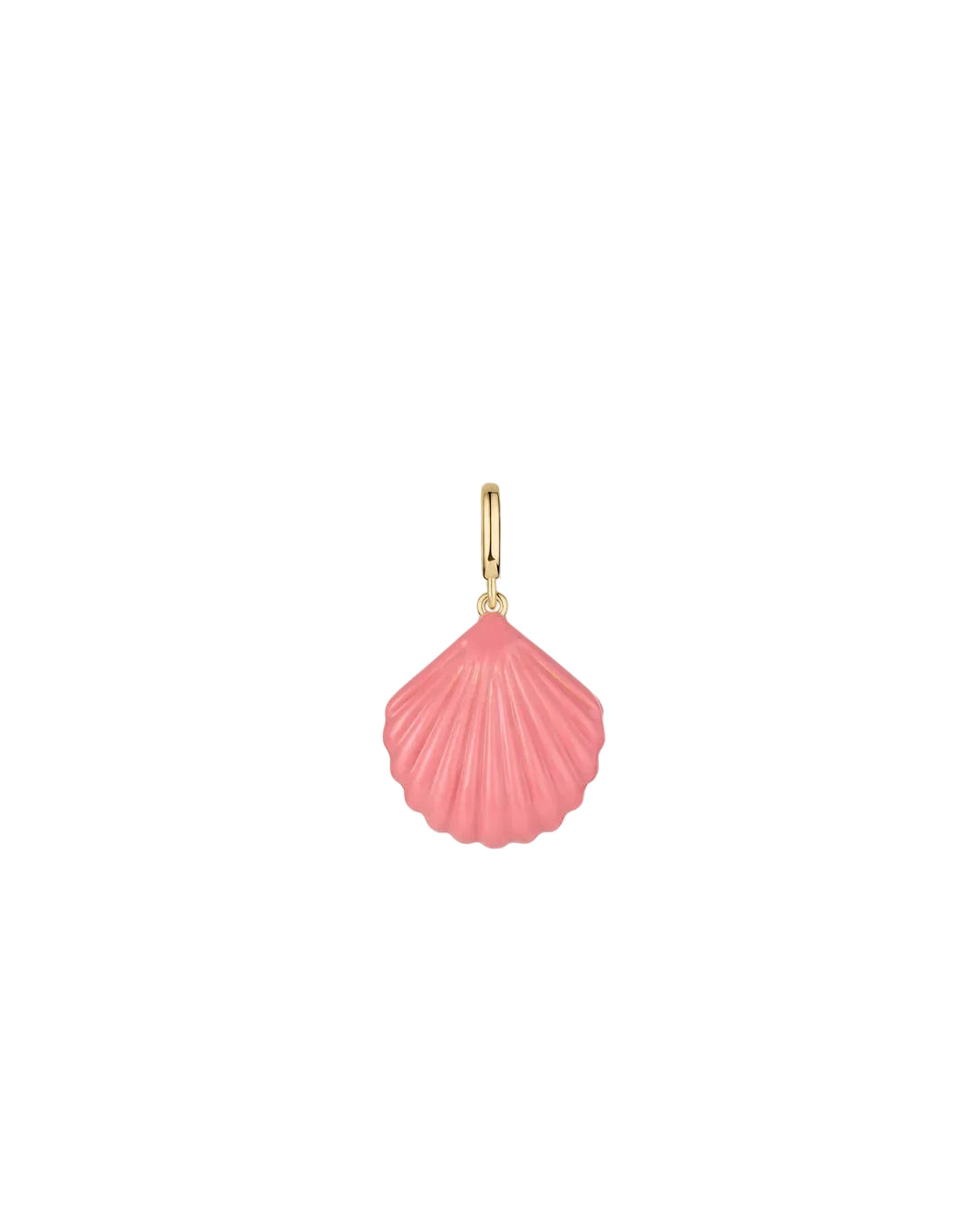 Scallop Enamel Parker Charm - Pink