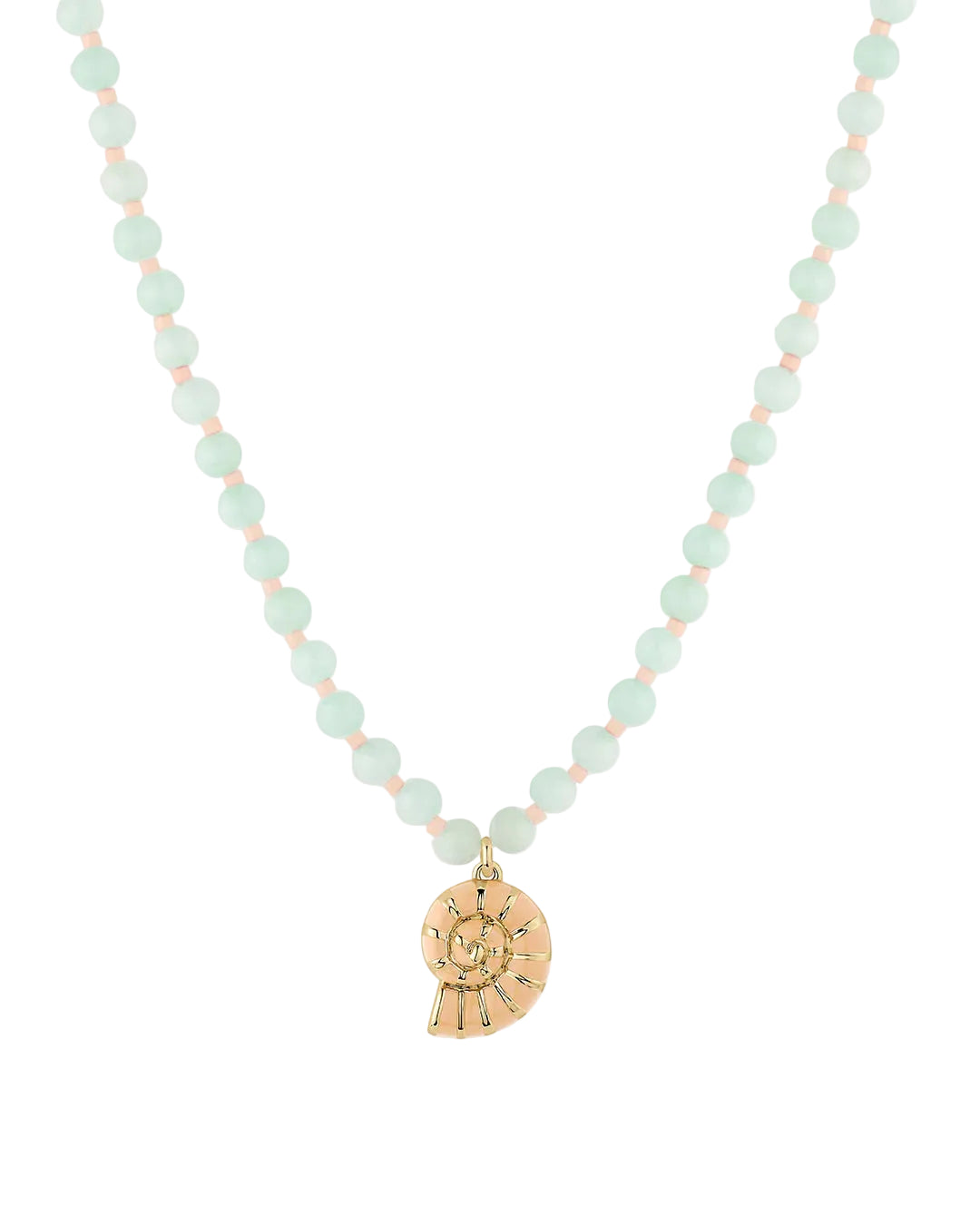 Porto Nautilus Necklace - Gold