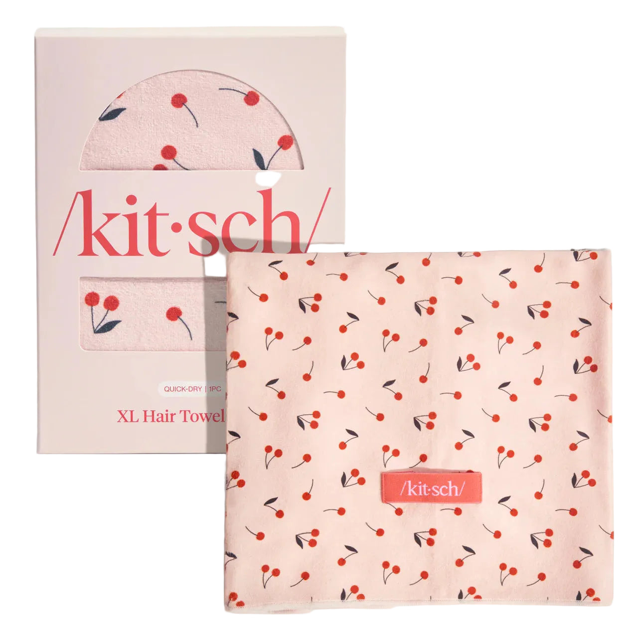 Kitsch- Cherry Hair Towel