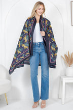 Jungle Print Handmade Cotton Scarf