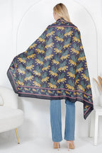 Jungle Print Handmade Cotton Scarf