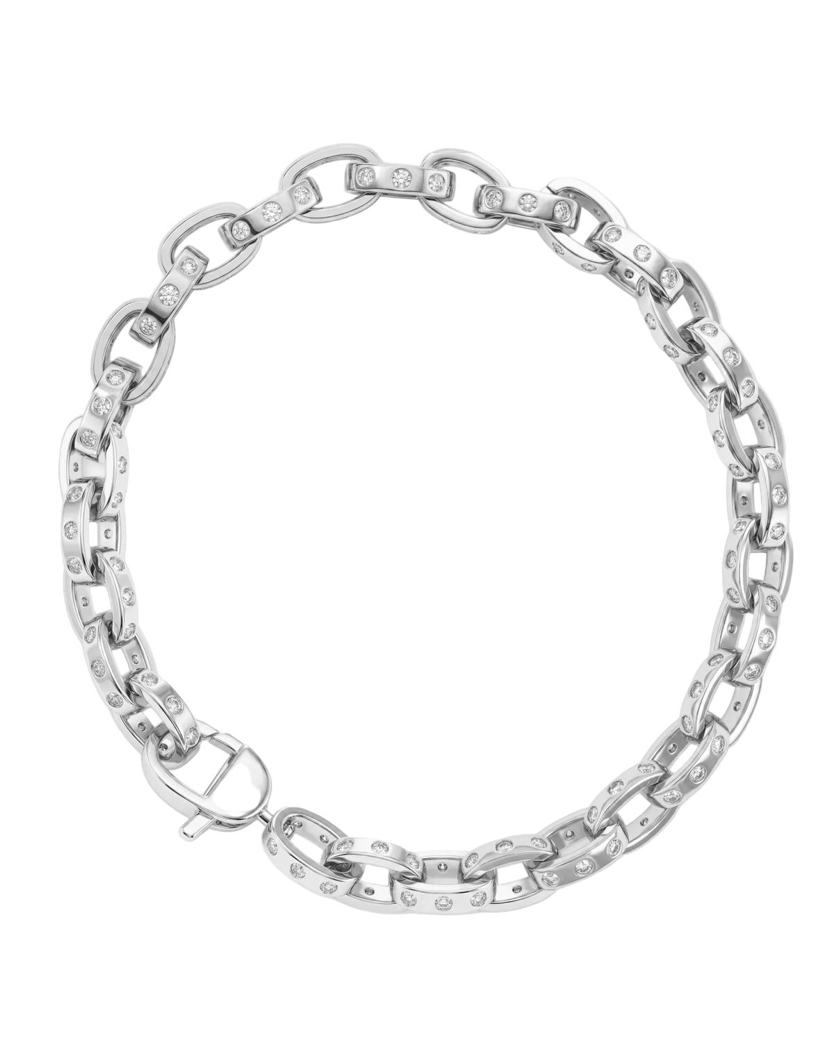 Melinda Maria Ashley Chain Link Bracelet Silver 6mm - size 7.5