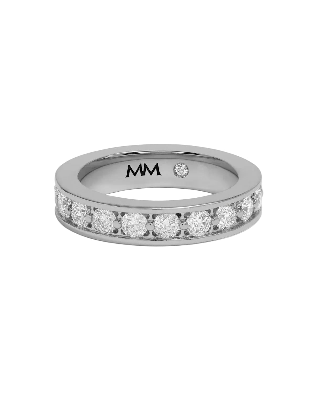 Ashley Infinity Ring Silver - size 8