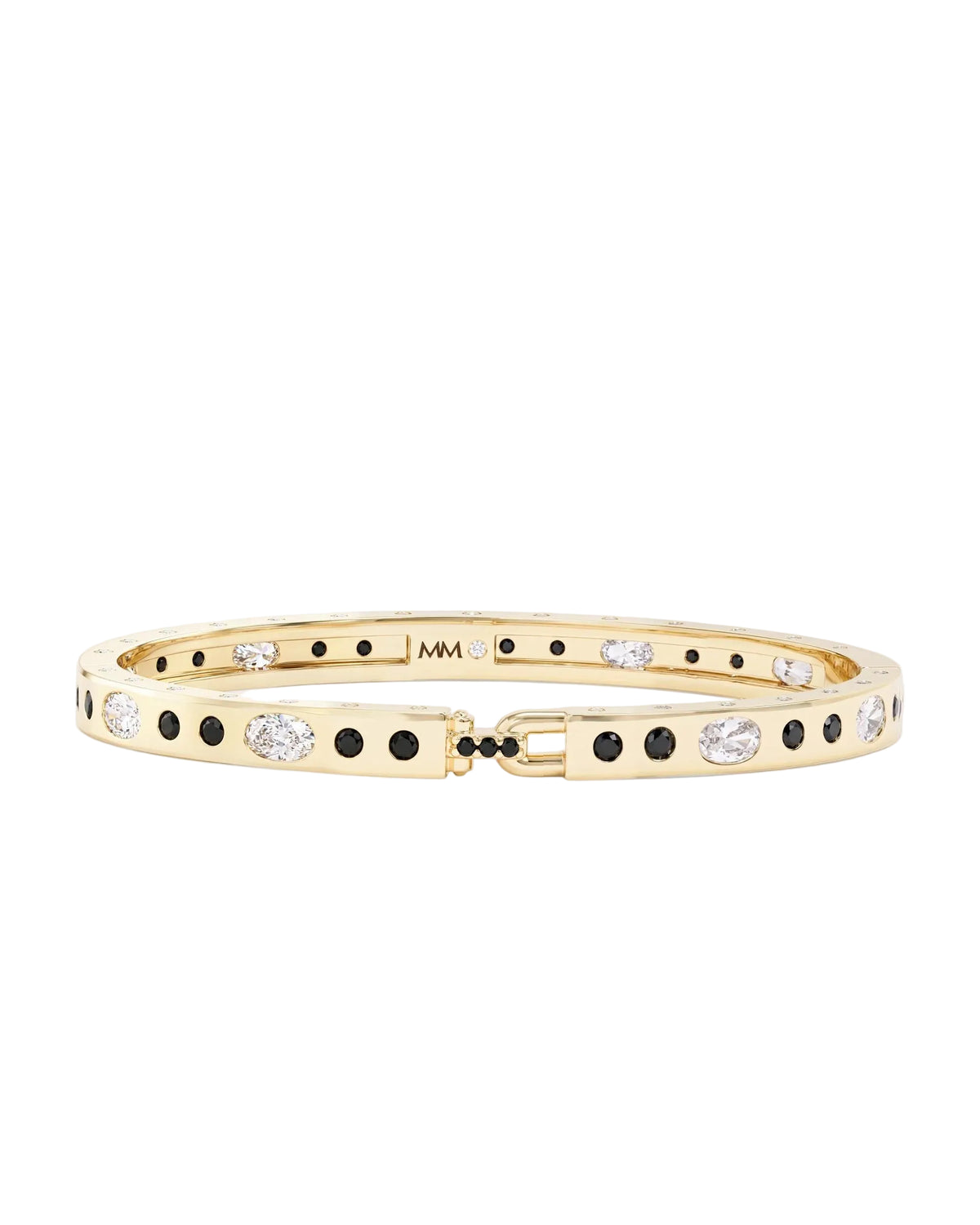 Ashley Sunset Lock Cuff Black - size 7