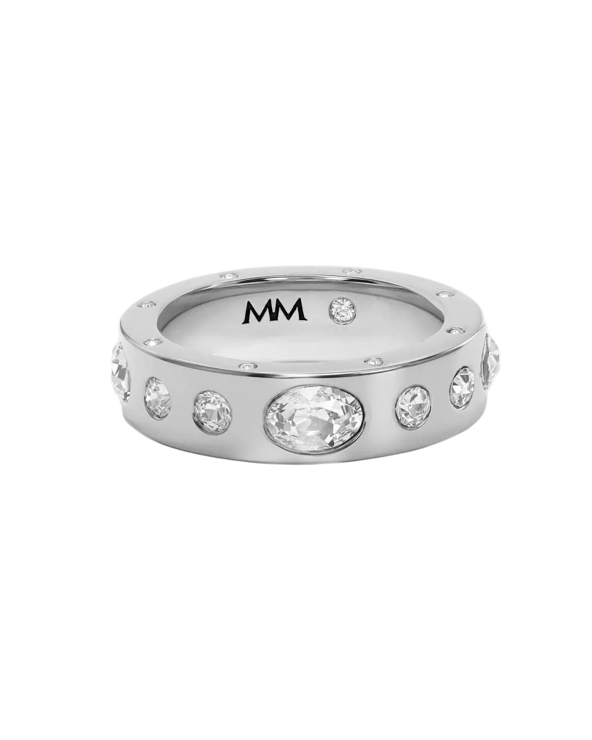 Ashley Sunset Ring Silver - size 8