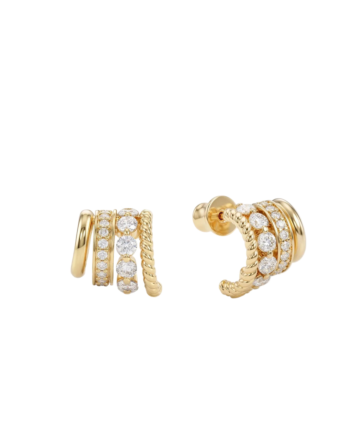 Melinda Maria Ashley Venice Earring Gold