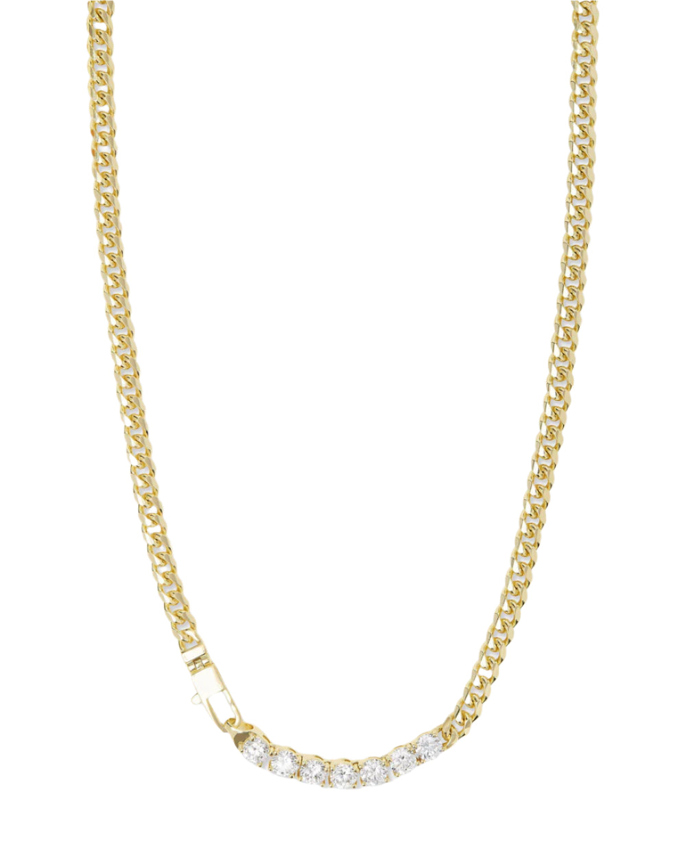 Baby Julian Loves Diamonds Necklace - Gold 18"