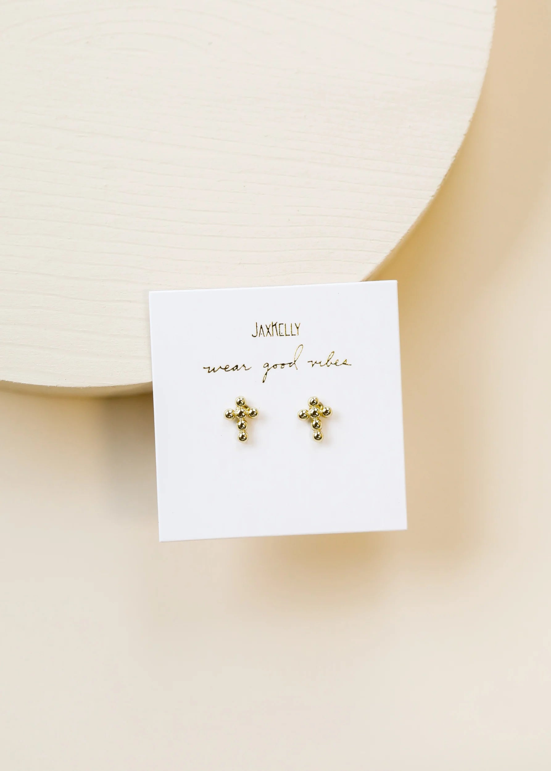 Cross Stud Earrings