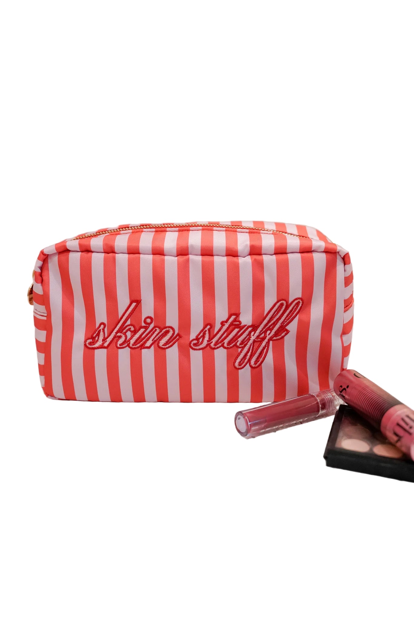 Red & White Striped Skin Stuff Bag