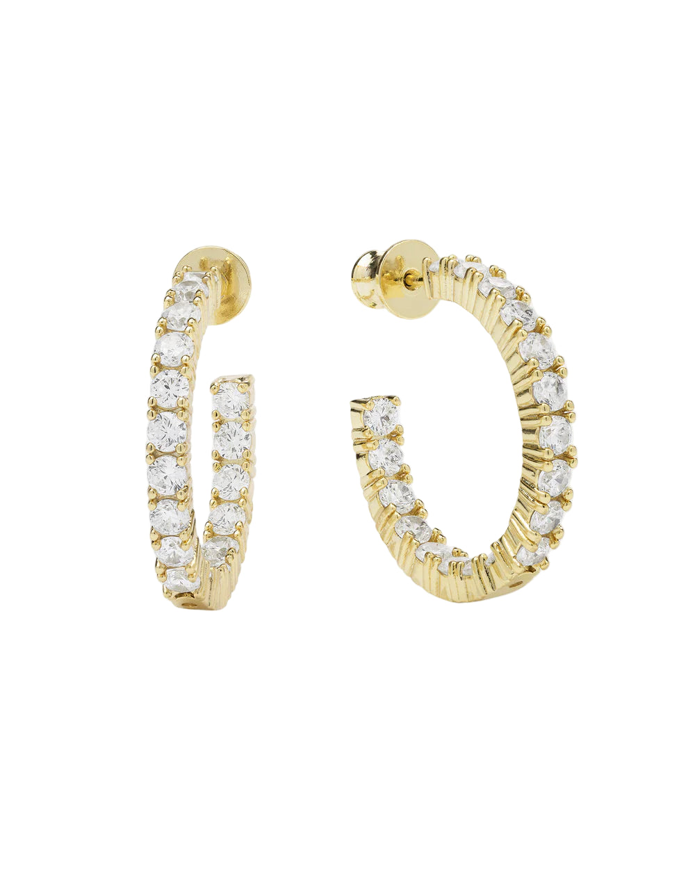 Heiress Hoops - Gold 1"