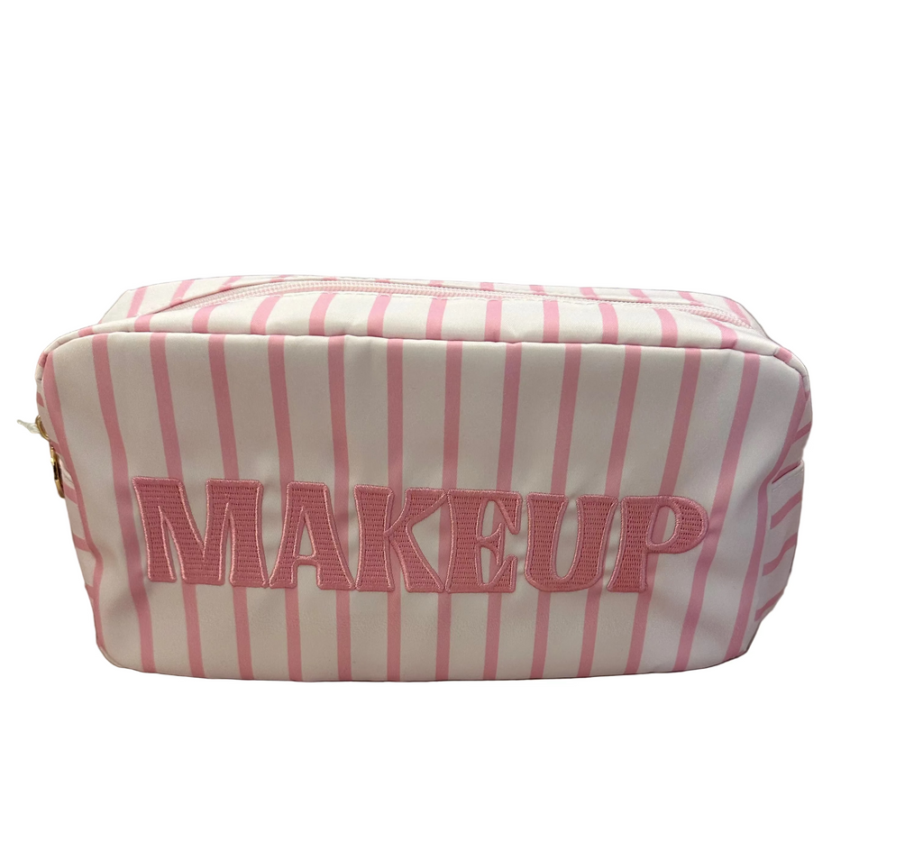 Striped Makeup Cosmetic Bag