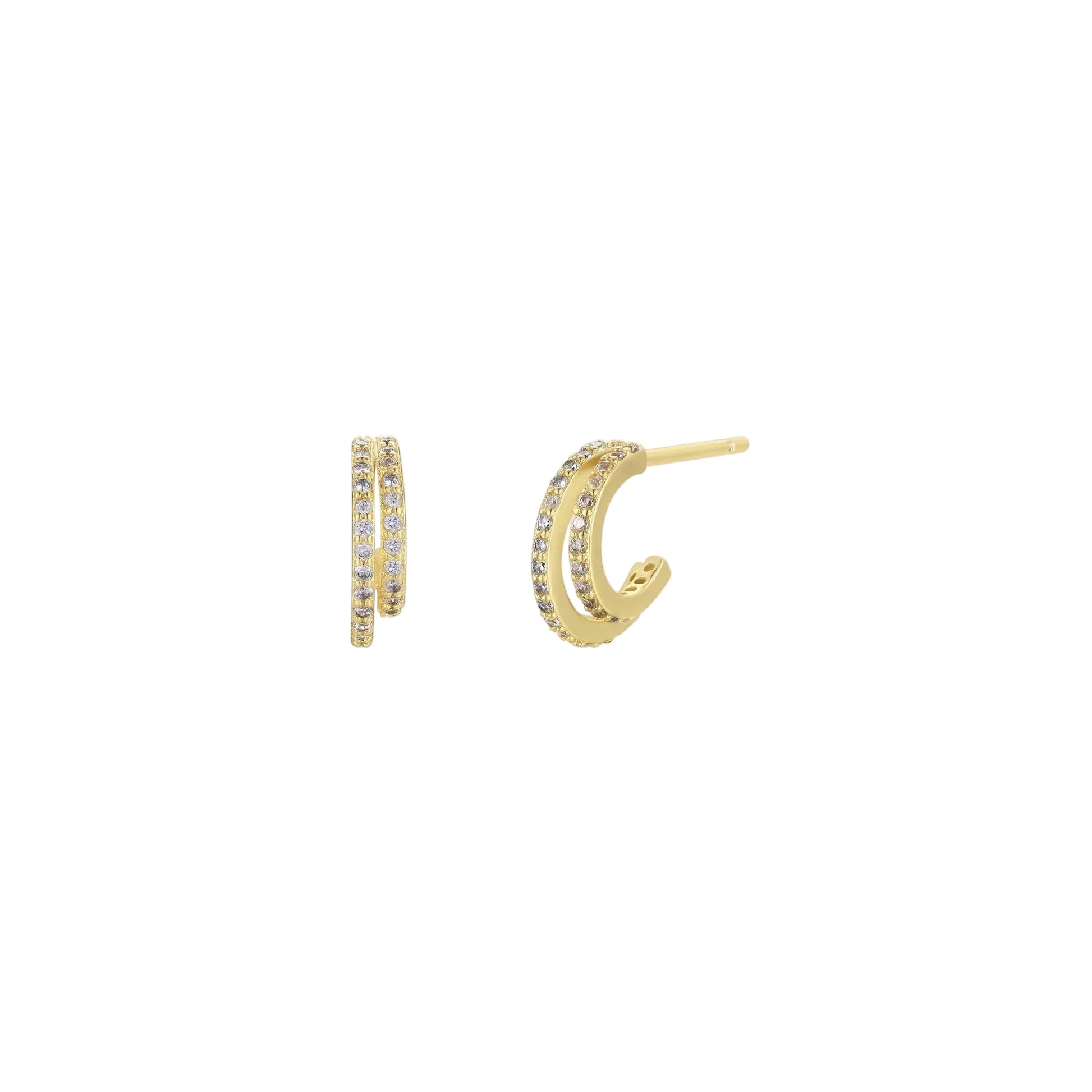 Double Champagne Hoops