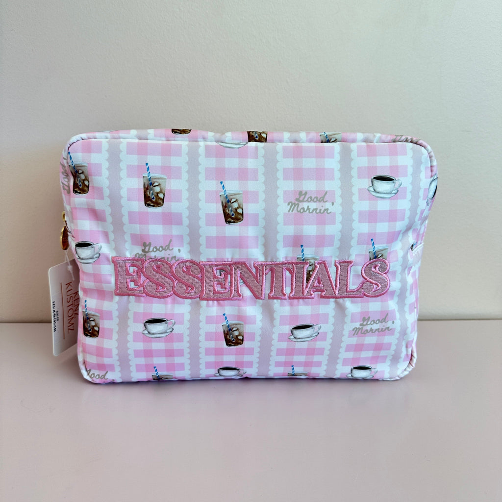 Essentials XL Iced Coffee Cosmetic Bag