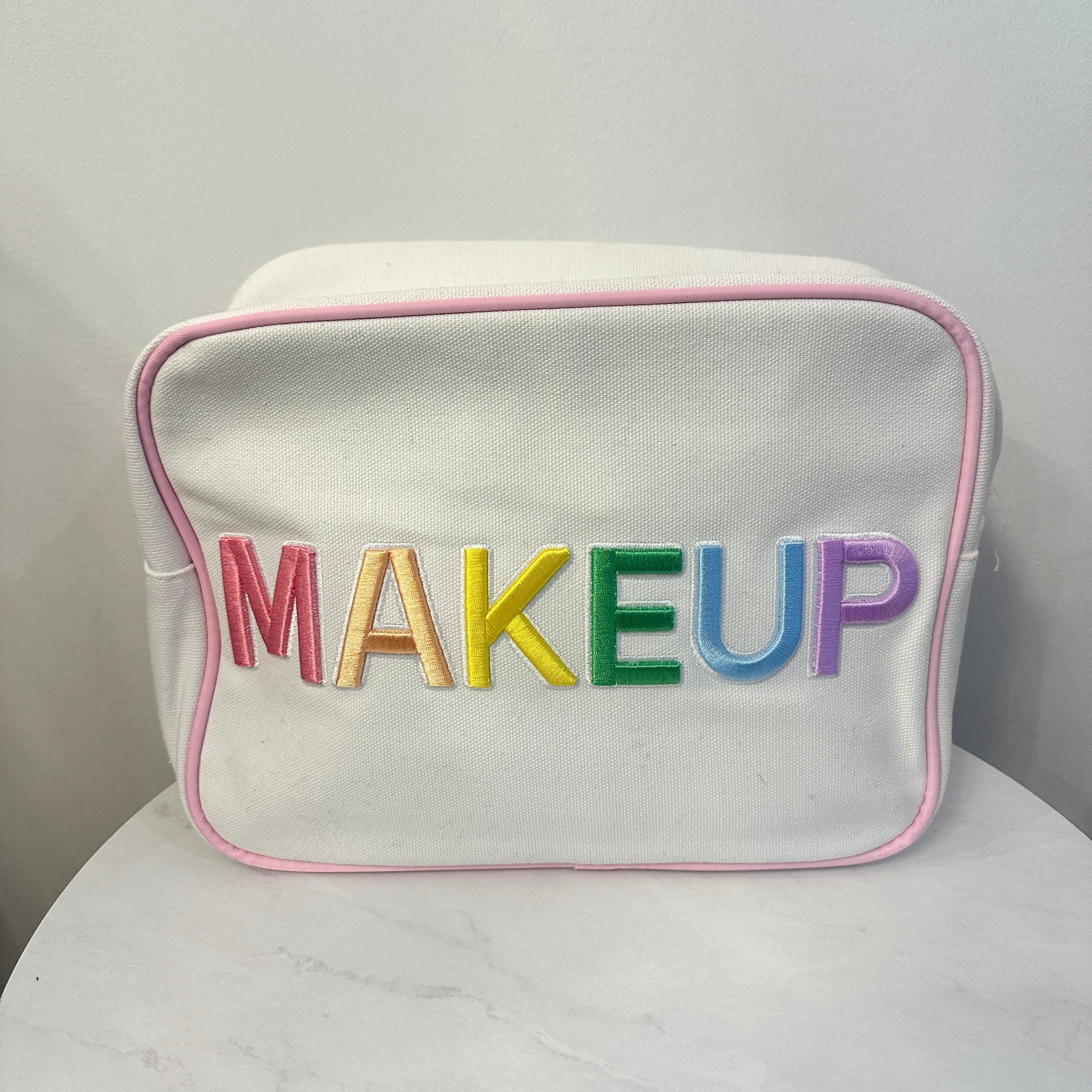 "Makeup" Large Cosmetic Bag