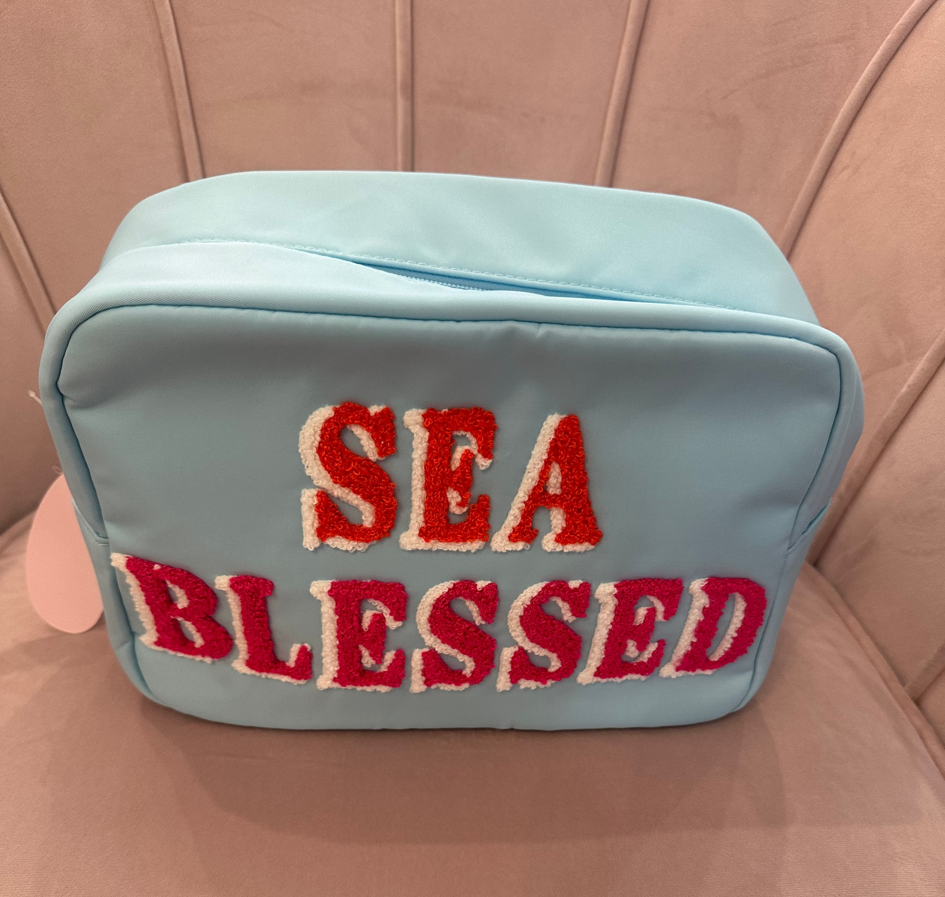 Sea Blessed Large Cosmetic Bag