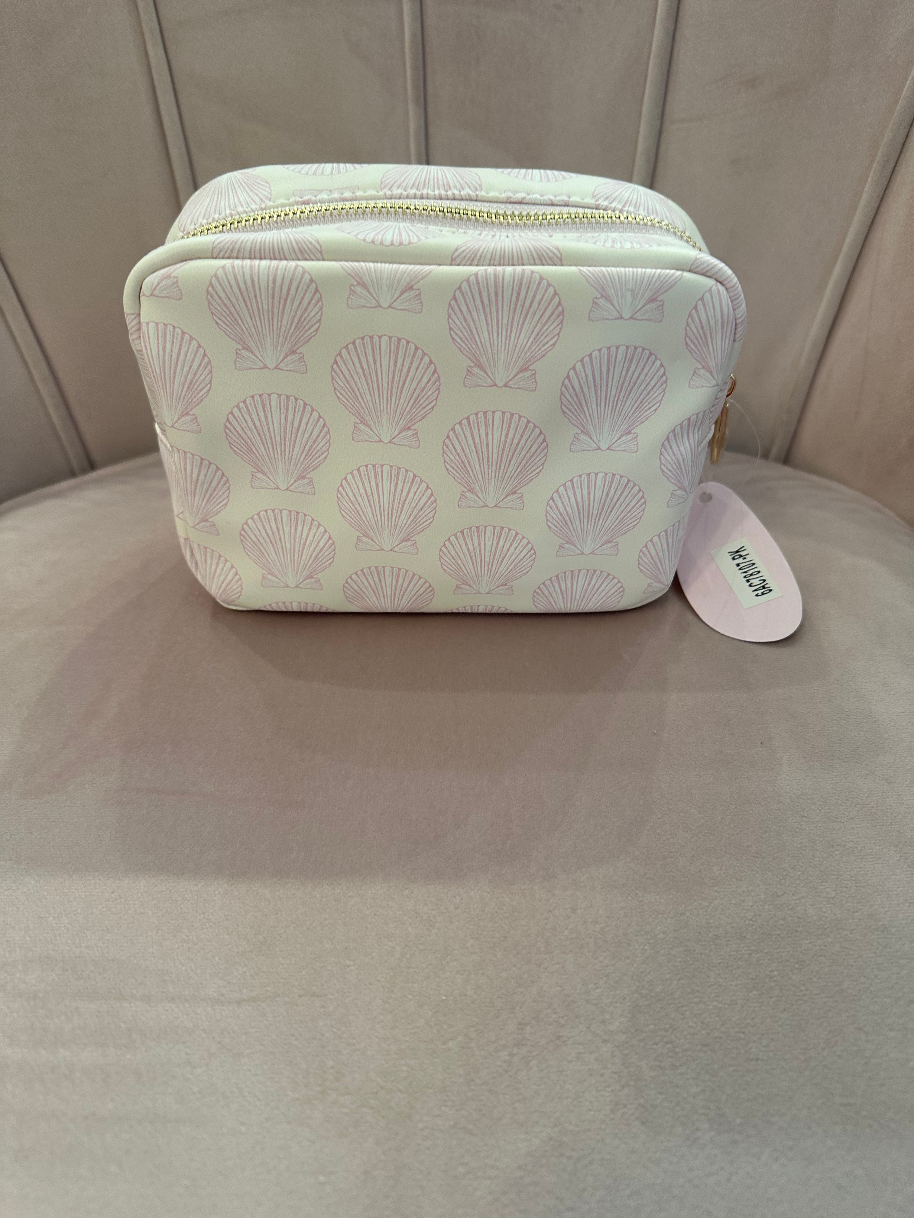 Pink Seasell Cosmetic Pouch-Small