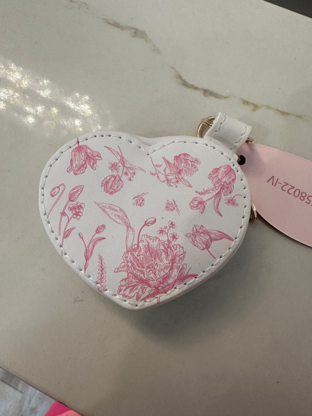 Heartshaped Jewelry Keychain