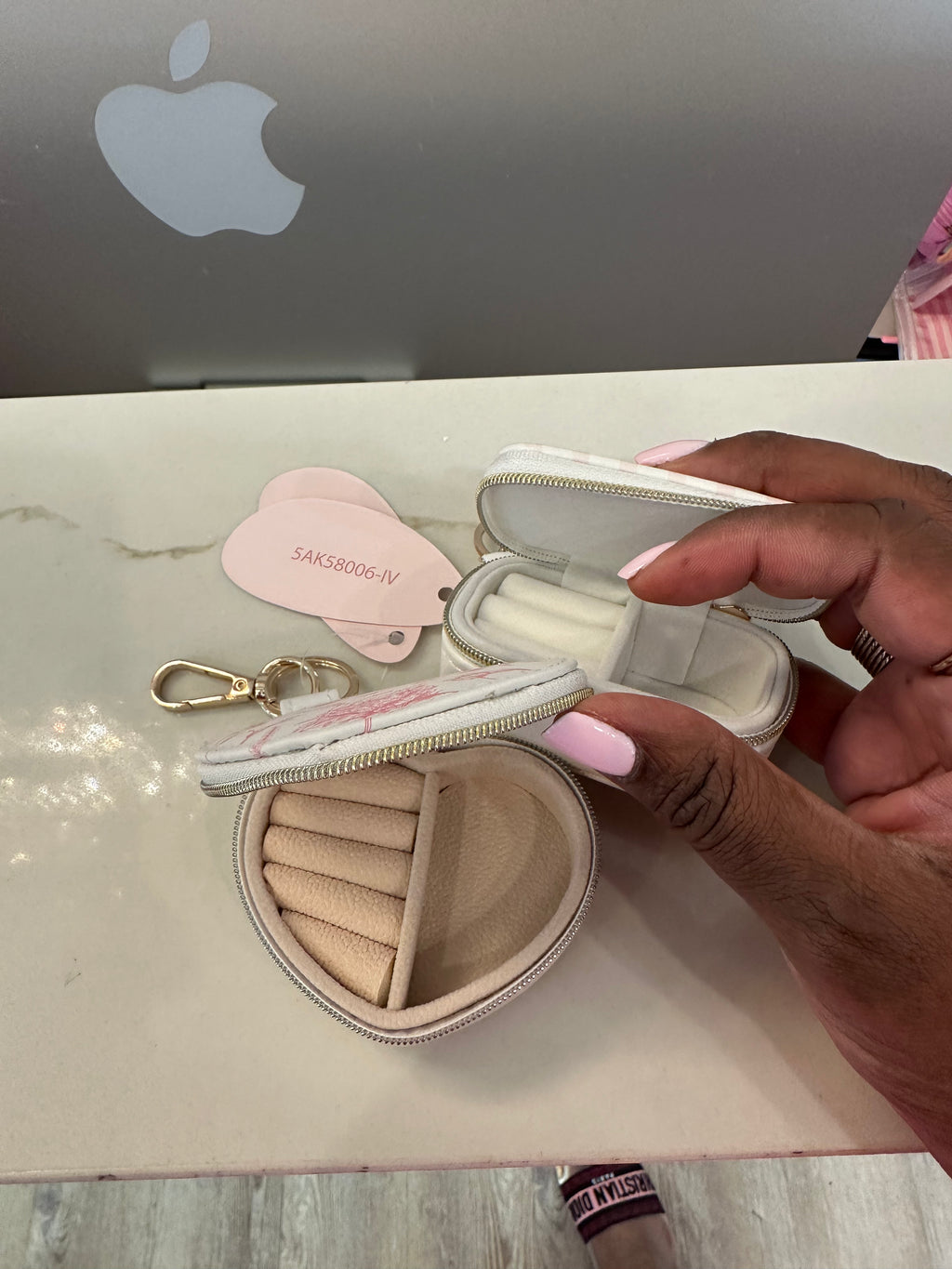 Heartshaped Jewelry Keychain