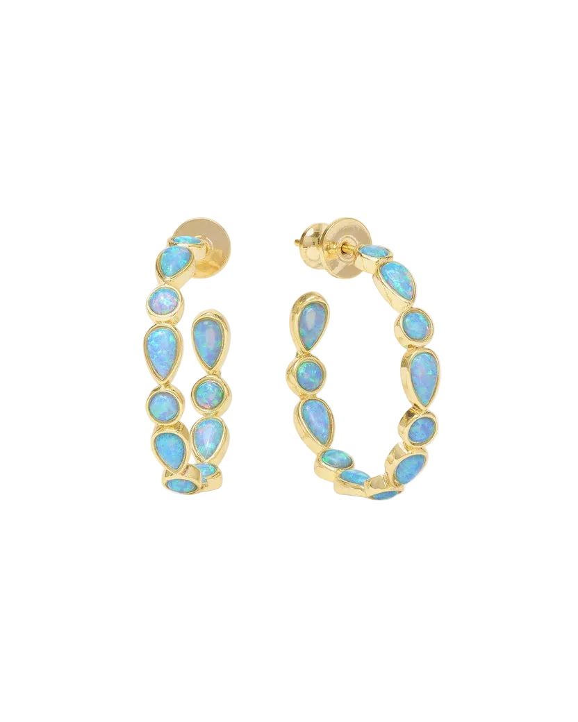 Isla Hoops Opal - 1"