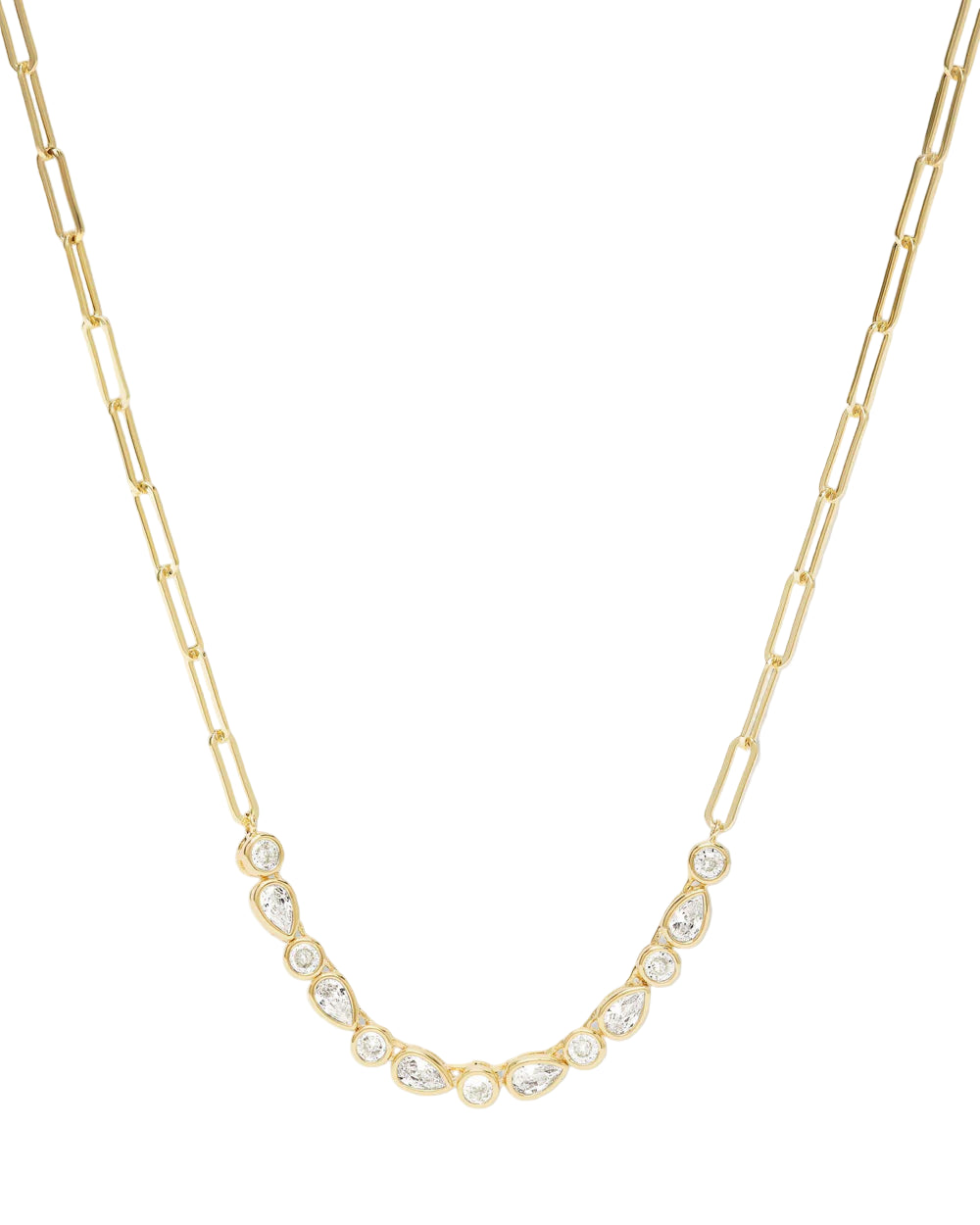 Melinda Maria Isla Samantha Tennis Necklace - Gold