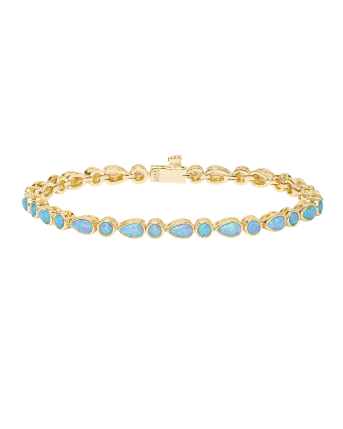 Isla Tennis Bracelet - Opal 7.5"