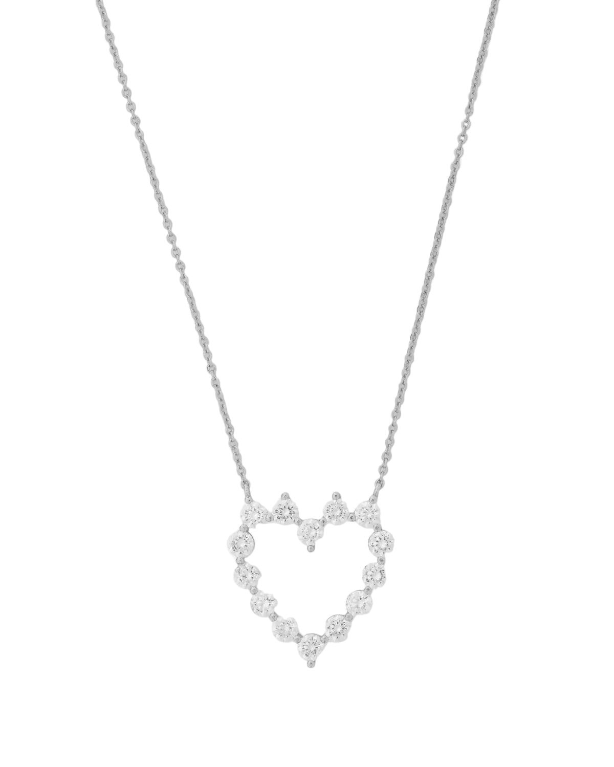 She's an Icon Baby Heart Necklace - Silver