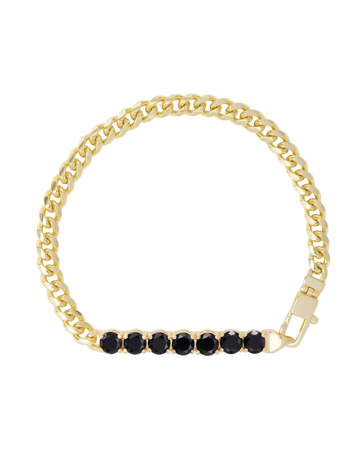 Julian Loves Diamonds Bracelet Black - size 7.5