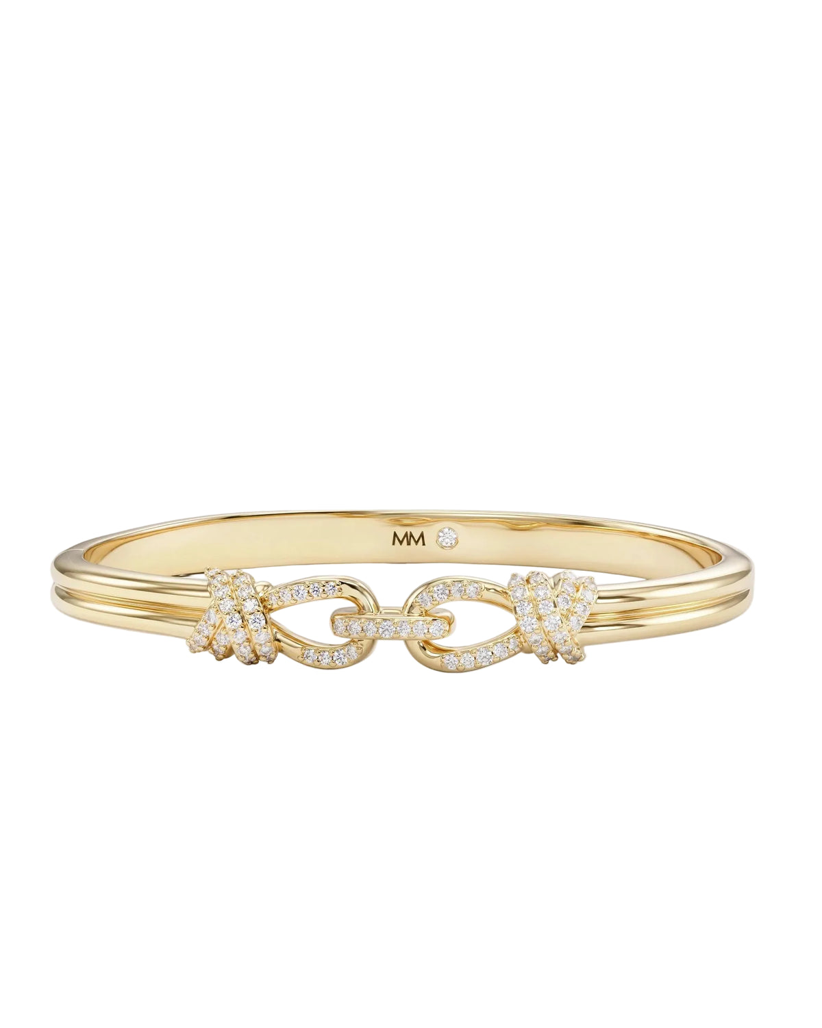 Melinda Maria Knot Cuff Gold - size 6.5