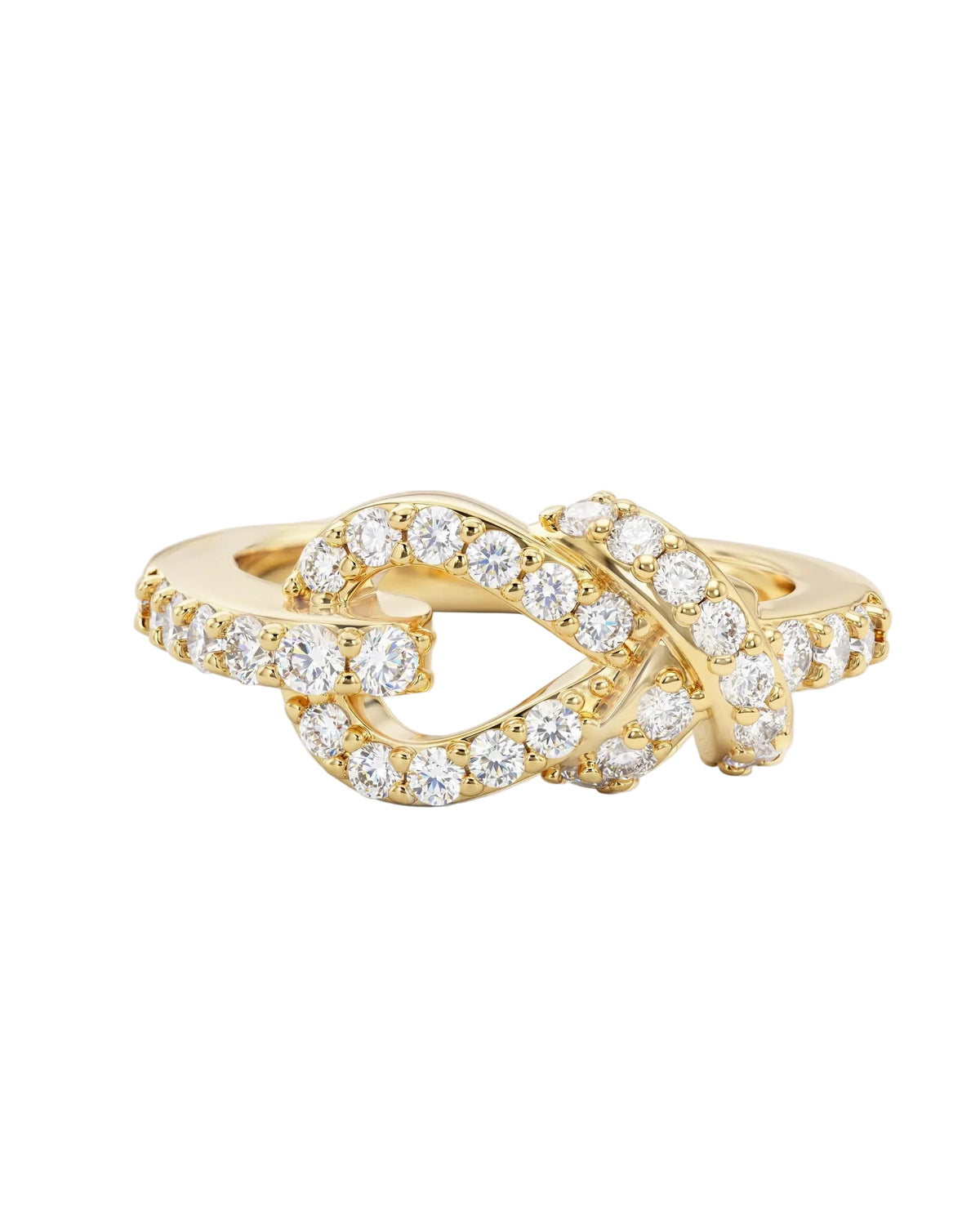 Melinda Maria Knot Ring Gold - size 6