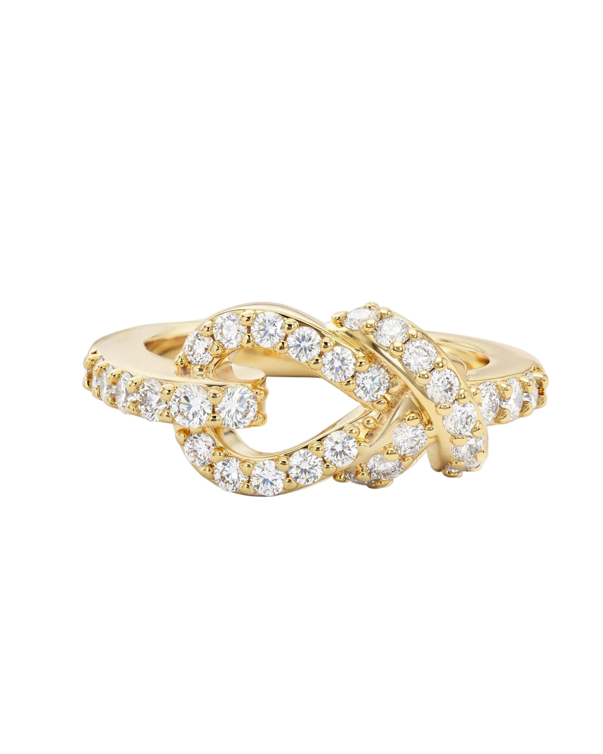 Melinda Maria Knot Ring Gold - size 7