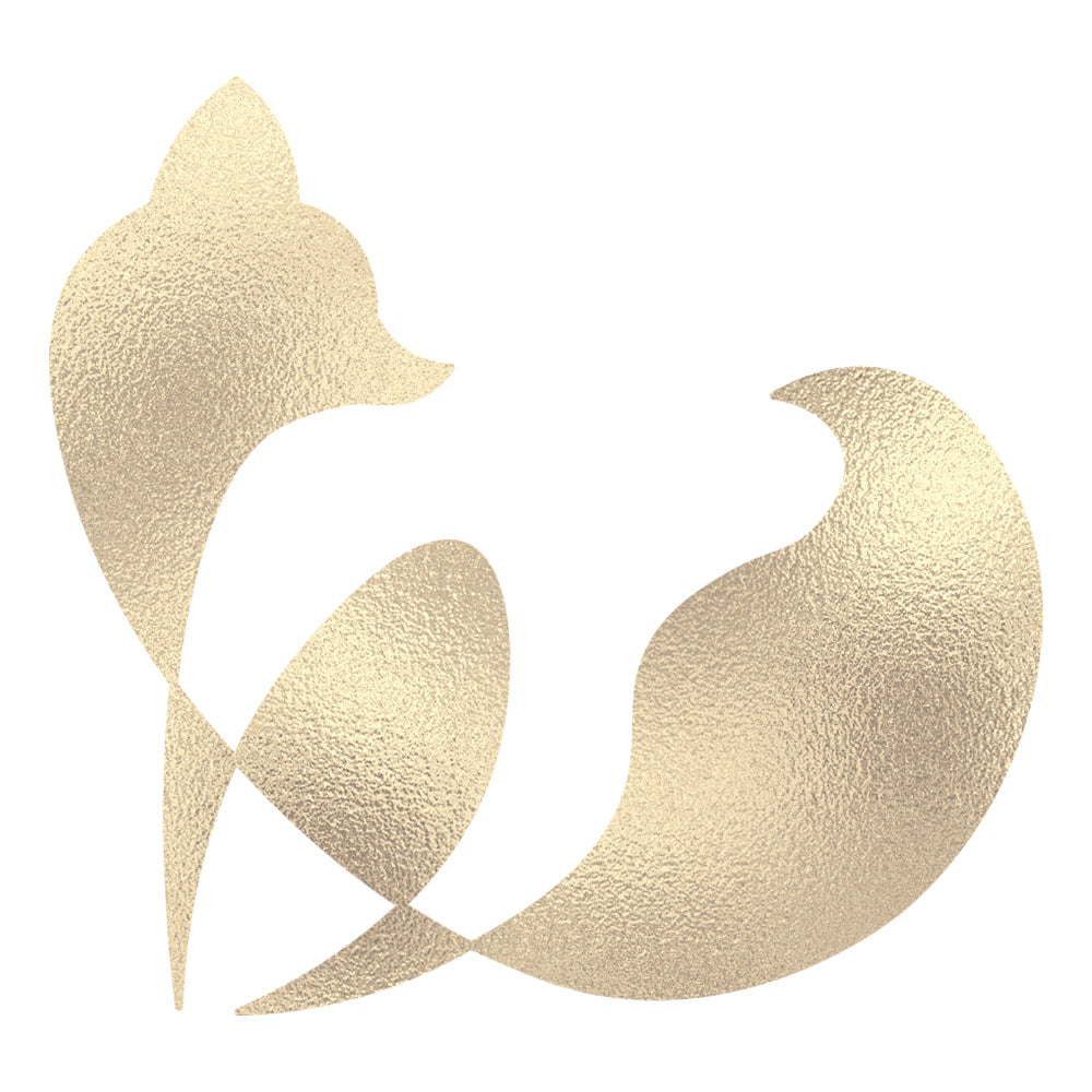 Meg Fox Aesthetics Logo- Gold Fox
