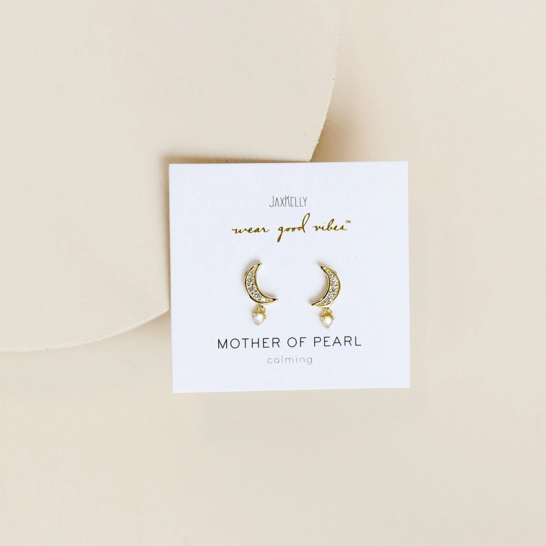 Mother of Pearl Moon Drop