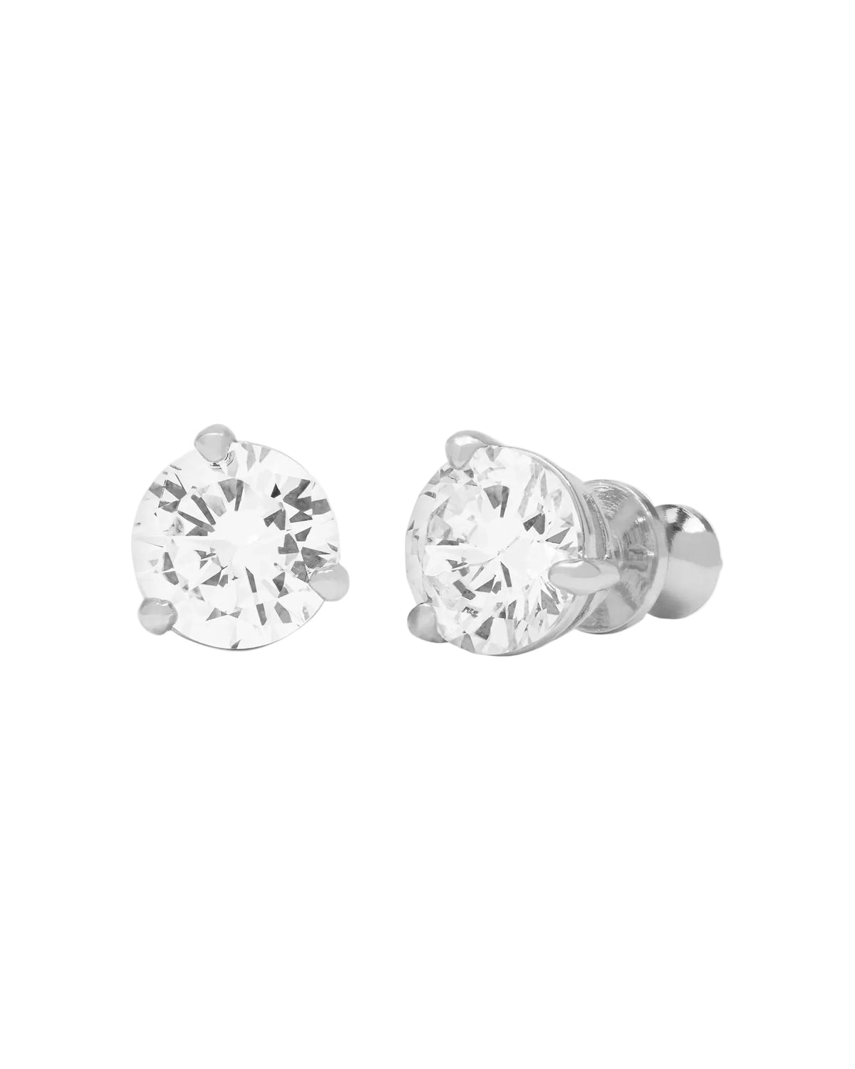 Melinda Maria Not your Basic 8mm Studs Silver