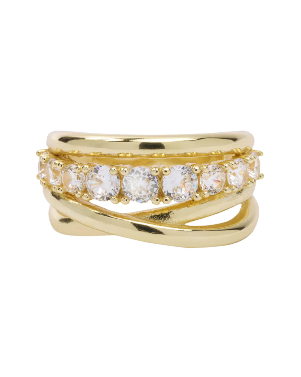 Melinda Maria Oh She Fancy Ring - Gold Size 7