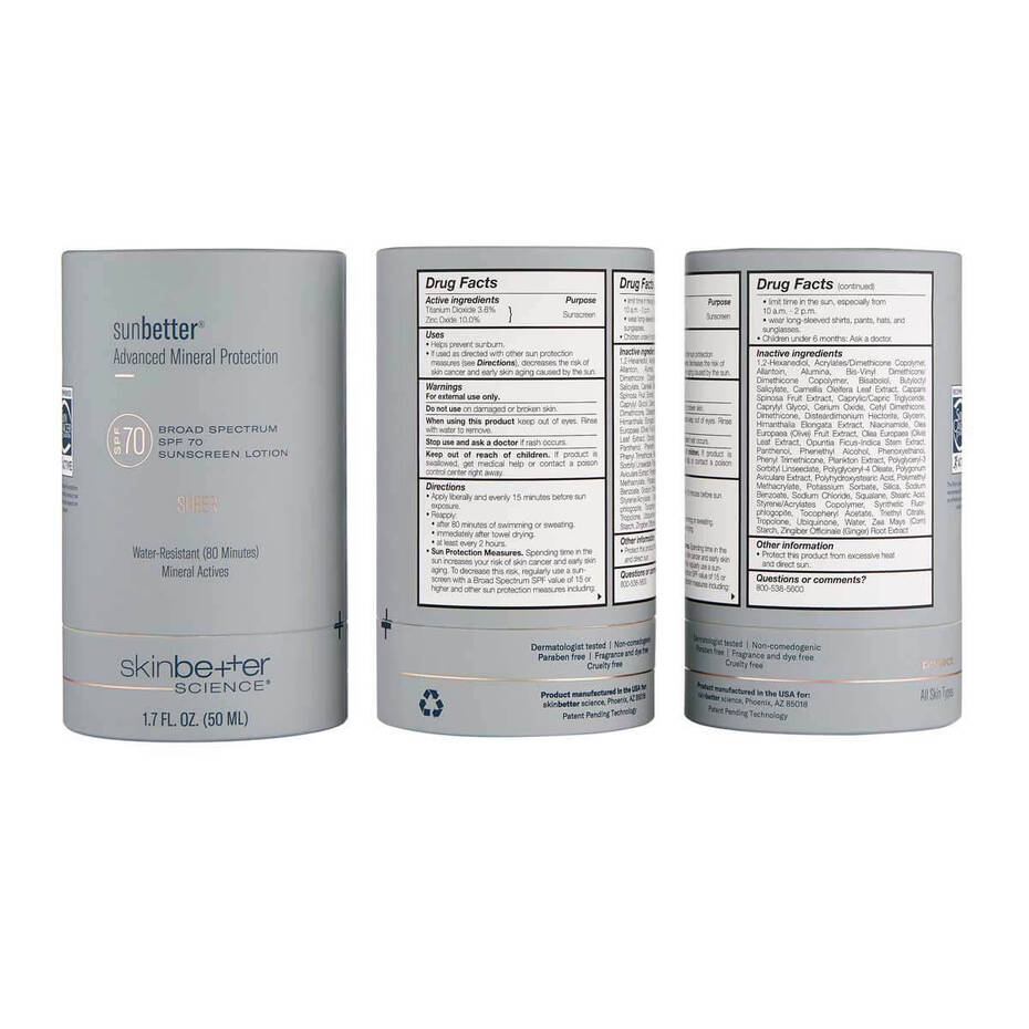 SkinBetter Sheer Sunscreen Lotion SPF 70