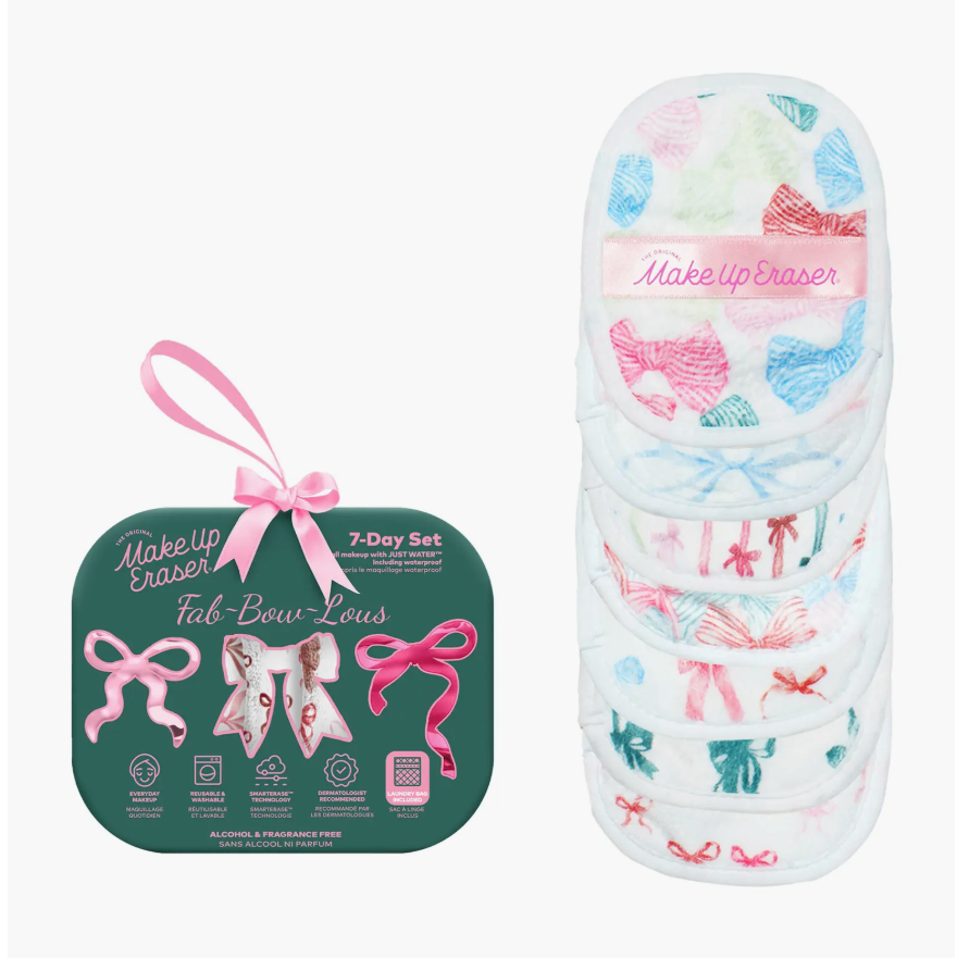 Fab-Bow-Lous 7 Day Makeup Eraser Set