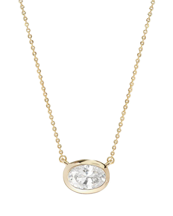 She's a Boss Pendant Necklace - Gold
