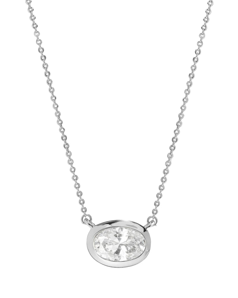 She's a Boss Pendant Necklace - Silver