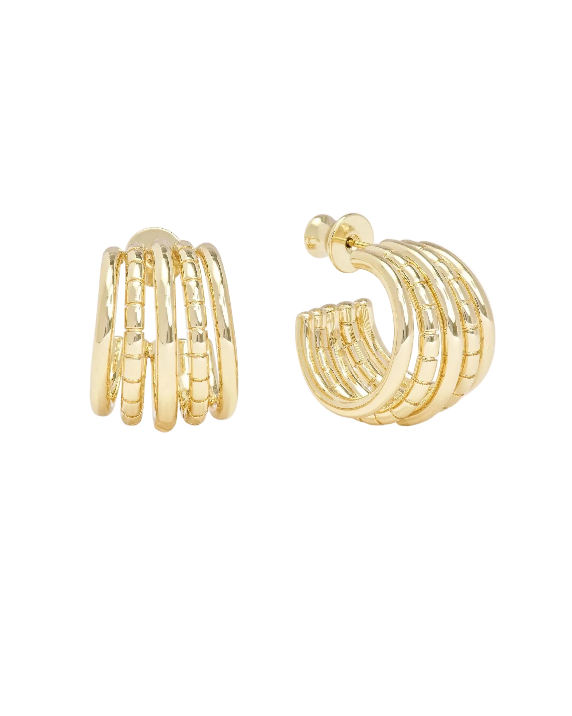 Talon 5 Row Hoops Gold