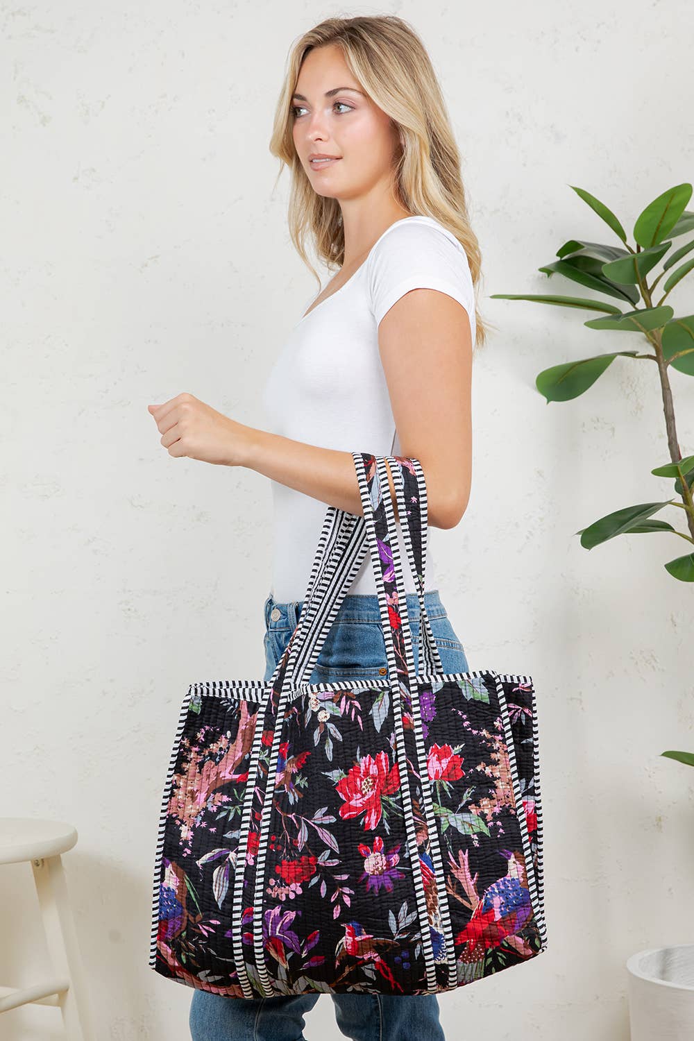 Bird Reversible Tote Bag