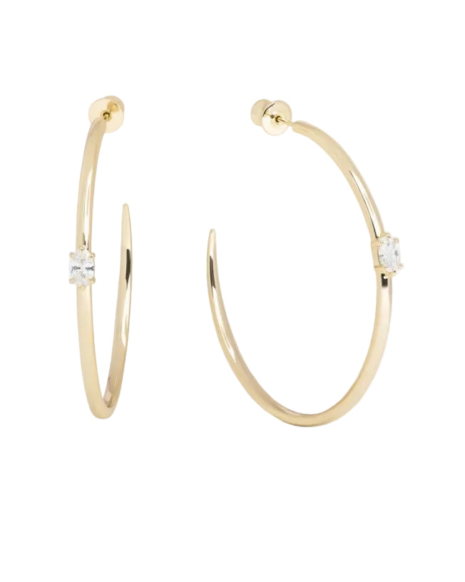 She's on Point Hoops Gold - 2"